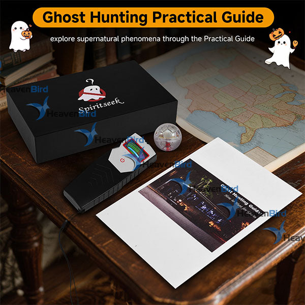 HeavenBird Ghost Hunting Equipment, Digital LCD Spirit Detector with 4 Ghost Hunting Balls, Paranormal Investigation Device