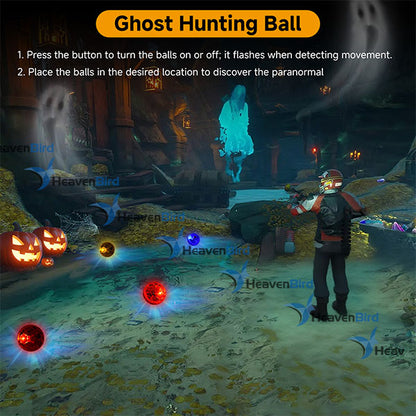 HeavenBird Ghost Hunting Equipment, Digital LCD Spirit Detector with 4 Ghost Hunting Balls, Paranormal Investigation Device