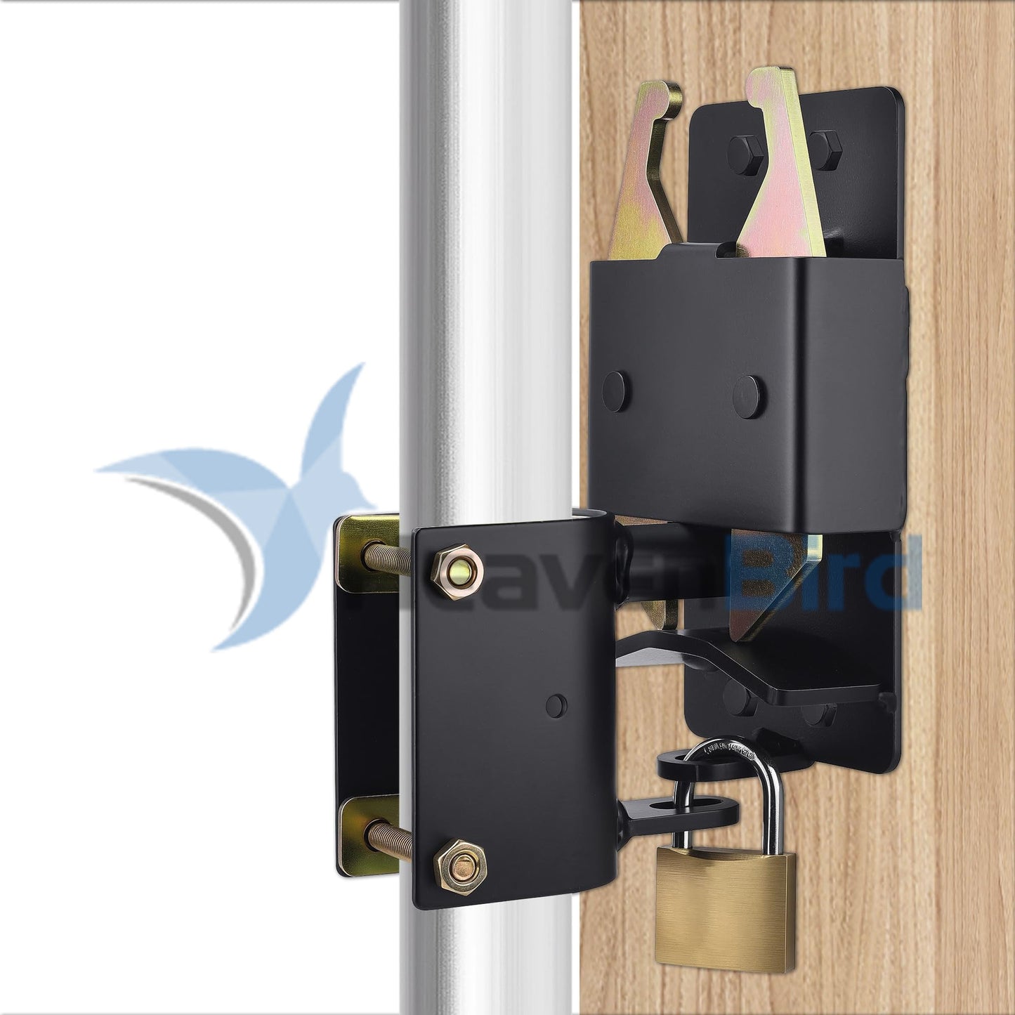 Heavy Duty Farm Gate Latch, Two-Way Gate Latch Perfect for Farms, Pastures, and Ranches