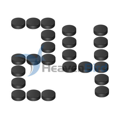 Official Standard Ice Hockey Pucks, Black, 3 Inch Diameter, 6 oz, Regulation Size, 50 Pack /24 Pack/100 Pack