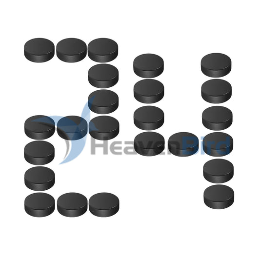 Official Standard Ice Hockey Pucks, Black, 3 Inch Diameter, 6 oz, Regulation Size, 50 Pack /24 Pack/100 Pack