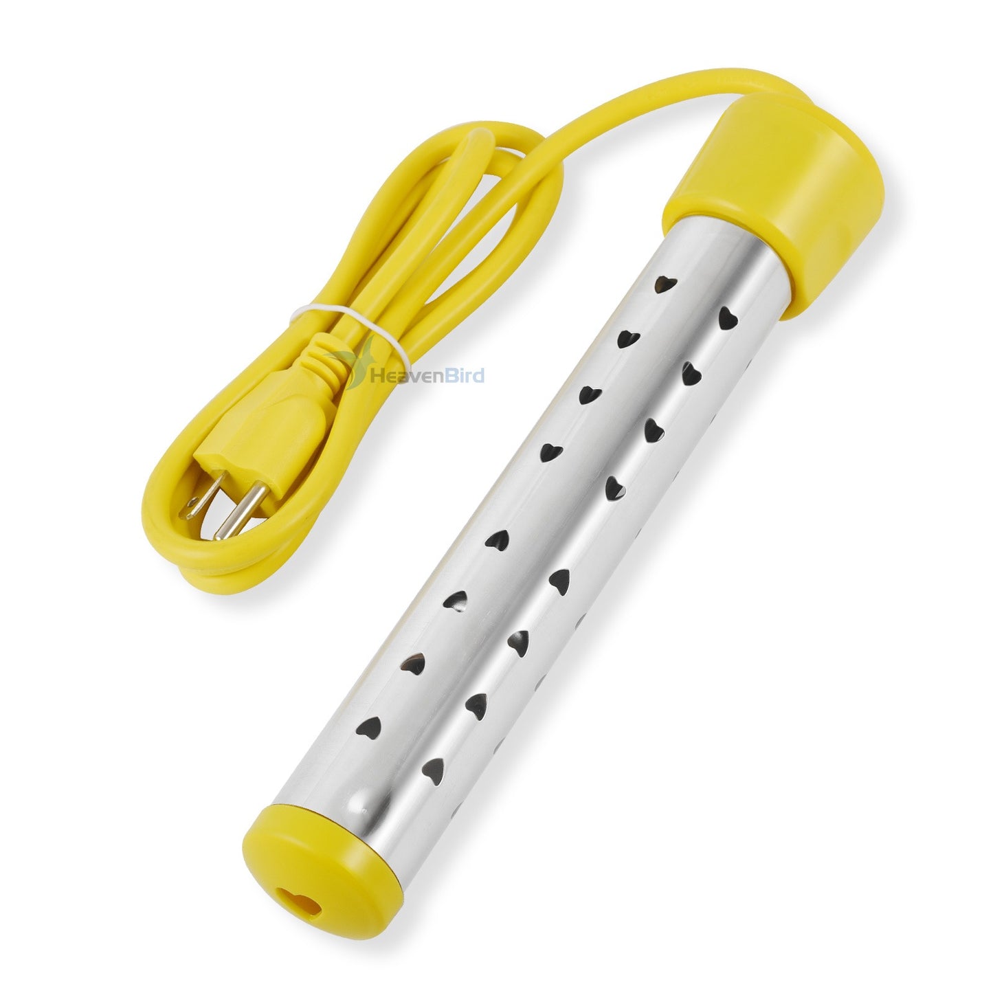 Portable Immersion Water Heater with Stainless Steel Cover Anti-scalding Bucket Heater Quick Heating Immersion Heater for Indoor & Outdoor