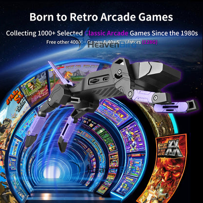 Retro Gaming Console, Plug & Play, 128G, Video Game Stick, TV HDMI Connect, Stress Anxiety Relief, Gift for Friends