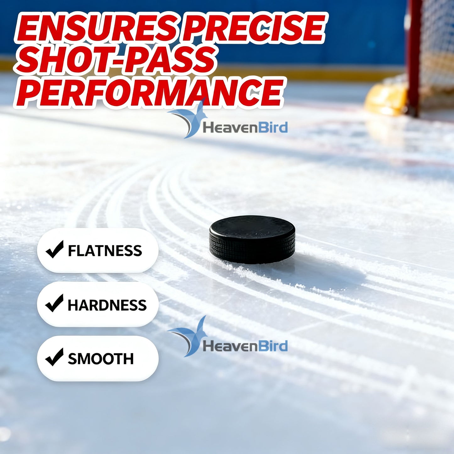 NHL-Regulation Ice Hockey Pucks - 6oz, 3" Diameter x 1" Thick - 6-Pack Practice Pucks for Training & Games