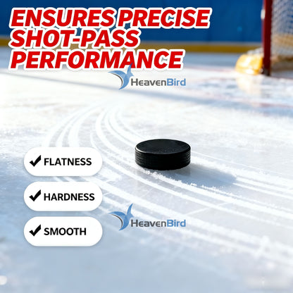 NHL-Regulation Ice Hockey Pucks - 6oz, 3" Diameter x 1" Thick - 6-Pack Practice Pucks for Training & Games