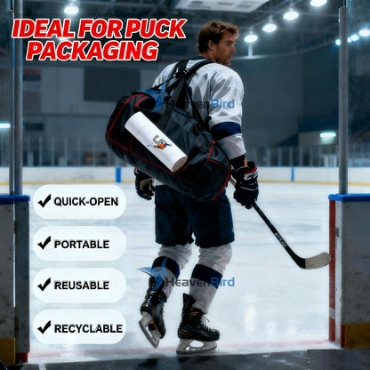 NHL-Regulation Ice Hockey Pucks - 6oz, 3" Diameter x 1" Thick - 6-Pack Practice Pucks for Training & Games