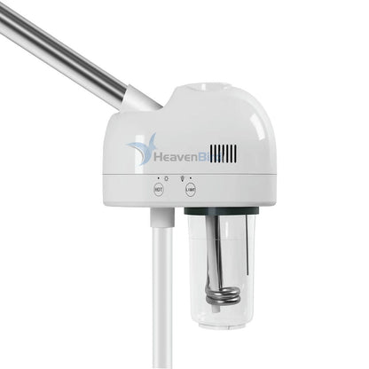 Stand Professional Ozone Facial Steamer with Touch Control Hot Mist Function, Adjustable Height & Rolling Base 360° Rotatable Nozzle Use for Home Salon SPA