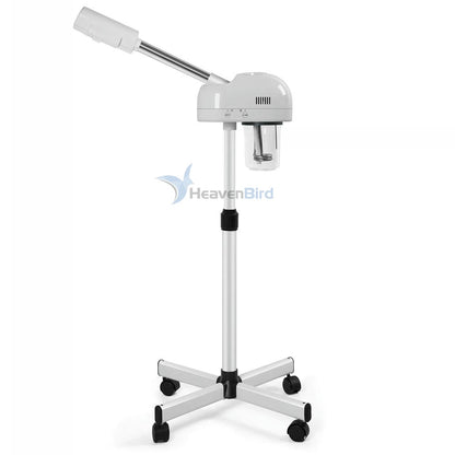 Stand Professional Ozone Facial Steamer with Touch Control Hot Mist Function, Adjustable Height & Rolling Base 360° Rotatable Nozzle Use for Home Salon SPA