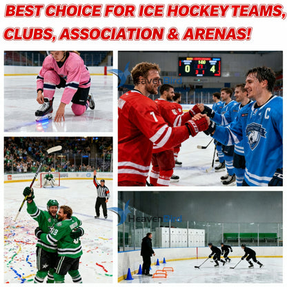 NHL-Regulation Ice Hockey Pucks - 6oz, 3" Diameter x 1" Thick - 6-Pack Practice Pucks for Training & Games