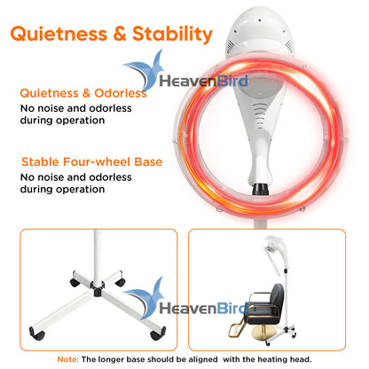 Stand Hair Dryer, Orbiting Rotating Hair Processor, Hair Dryer Accelerator, Perm Styling