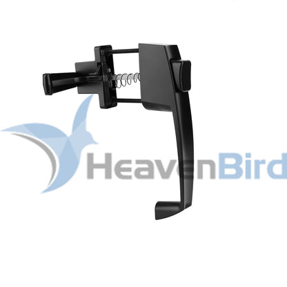Screen and Storm Door Push Button Latch Set with Night Lock