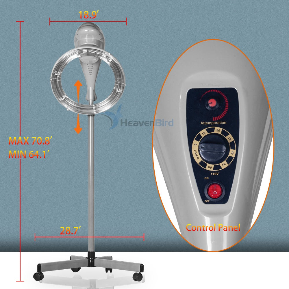 Stand Hair Dryer, Orbiting Rotating Hair Processor, Hair Dryer Accelerator, Perm Styling