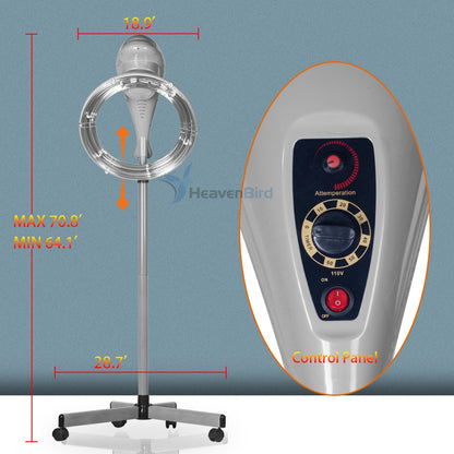 Stand Hair Dryer, Orbiting Rotating Hair Processor, Hair Dryer Accelerator, Perm Styling