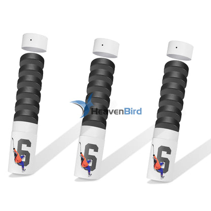 NHL-Regulation Ice Hockey Pucks - 6oz, 3" Diameter x 1" Thick - 6-Pack Practice Pucks for Training & Games