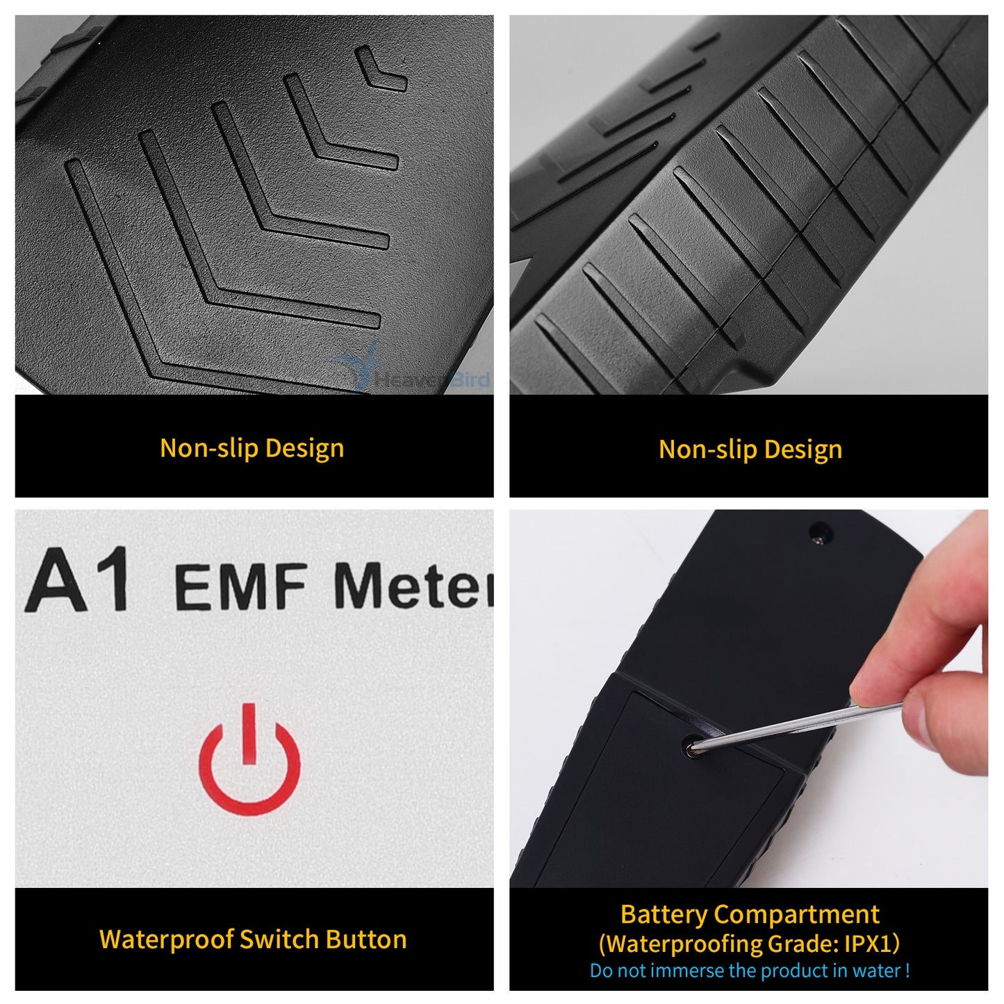 EMF Meter, Hand-held Digital LCD EMF Detector, Ghost Hunting Equipment Tester for Home, Office & Outdoor Inspections