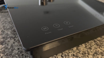 Portable Induction Burner 1800W Large 8 Heating Coi  Hot Plate Countertop Burner with Touch Panel Power & Temp Adjustable Hot Plate Cooker with 4-Hour Timerl