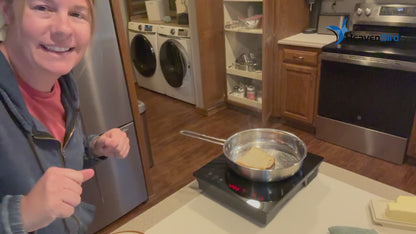 Portable Induction Burner 1800W Large 8 Heating Coi  Hot Plate Countertop Burner with Touch Panel Power & Temp Adjustable Hot Plate Cooker with 4-Hour Timerl